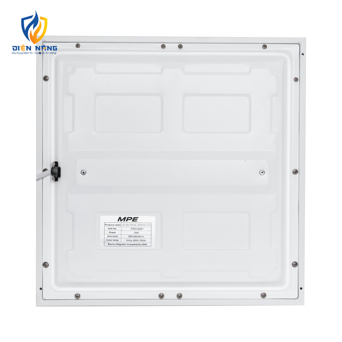 LED tấm loại lớn 30x30 Tích hợp Driver 20W ánh sáng trắng FPD3-3030T - anh 3