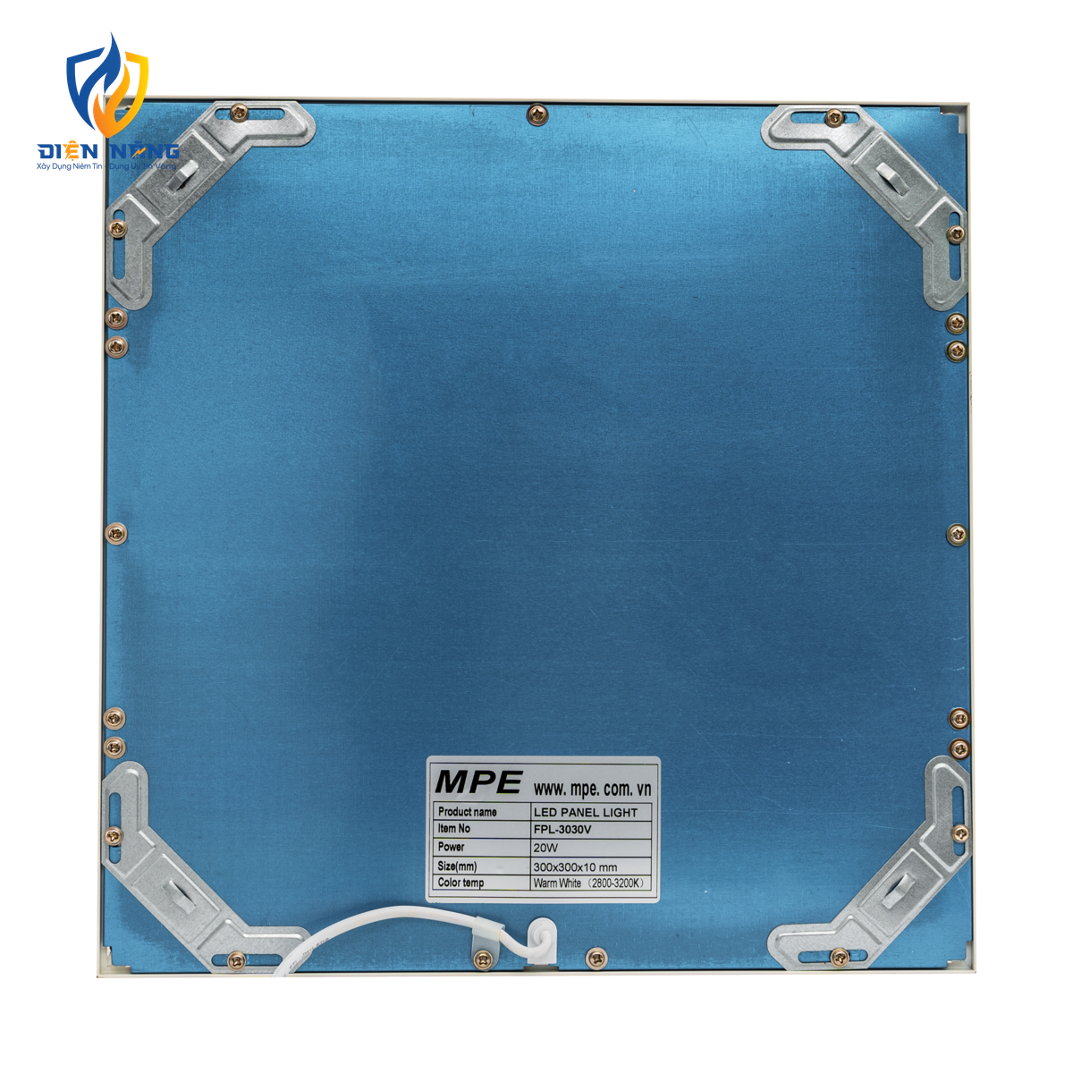 LED tấm loại lớn 30x30 - 20W ánh sáng vàng FPL-3030V - anh 3