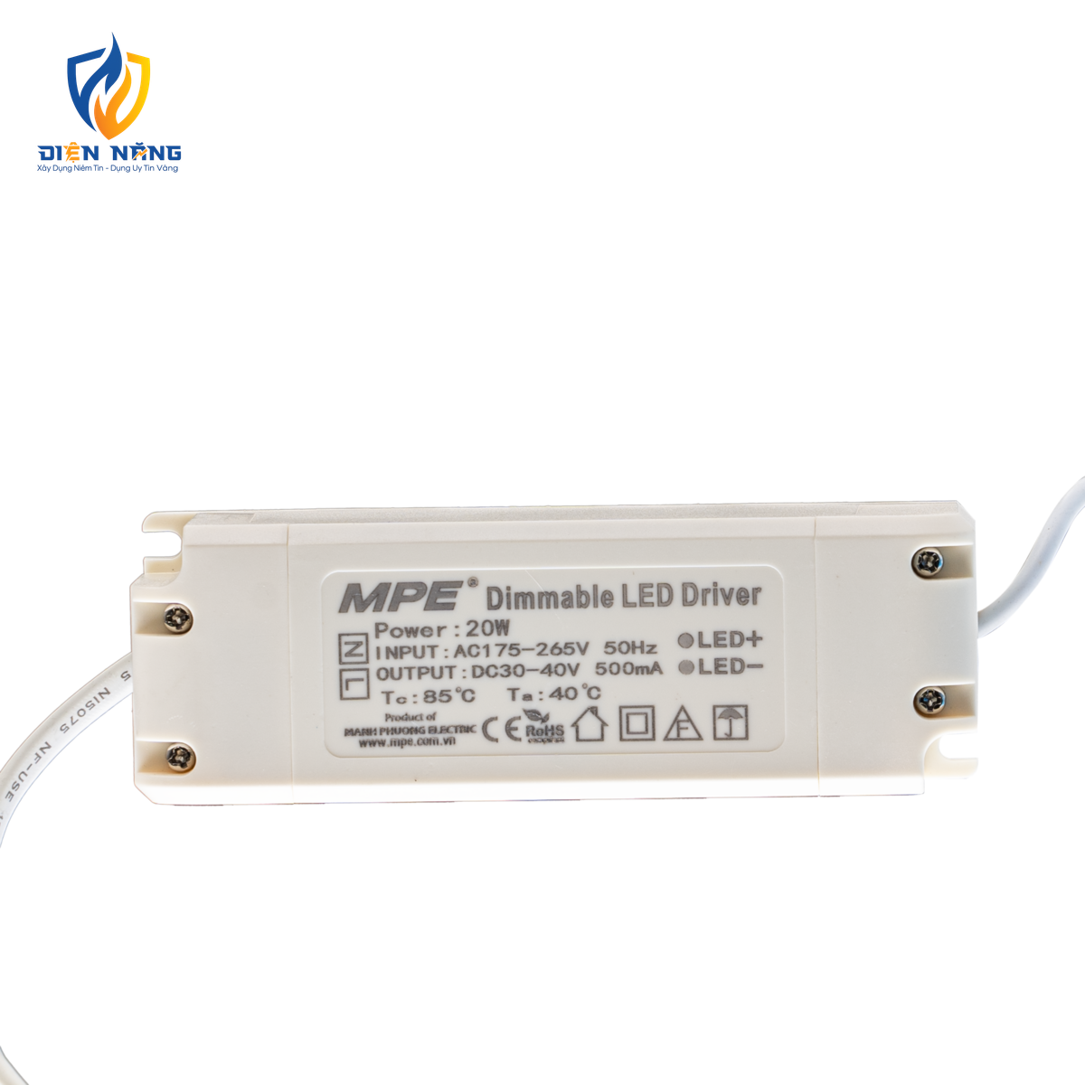 LED tấm loại lớn 30x30 - 20W ánh sáng vàng FPL-3030V - anh 4