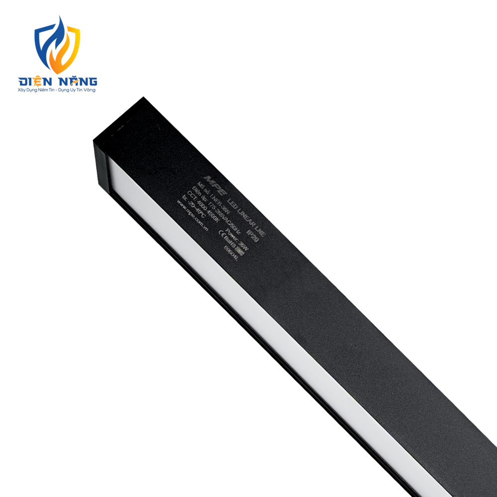 LED thanh thân đen 36W ánh sáng trung tính LNEB-36N