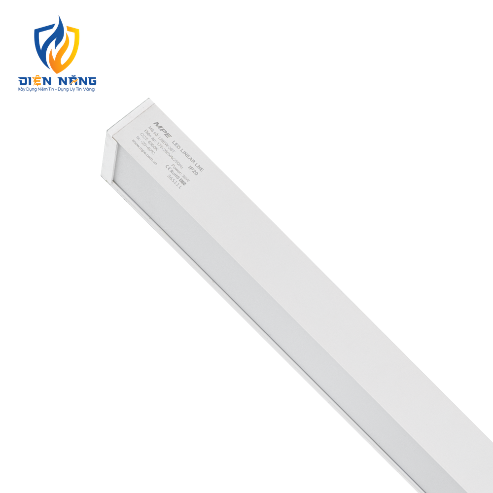 LED thanh thân trắng 36W ánh sáng trắng LNEW-36T