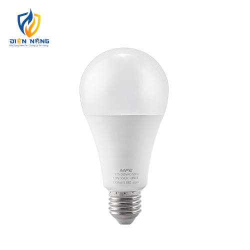LED Bulb chống ẩm 12W ánh sáng vàng LBD3-12V