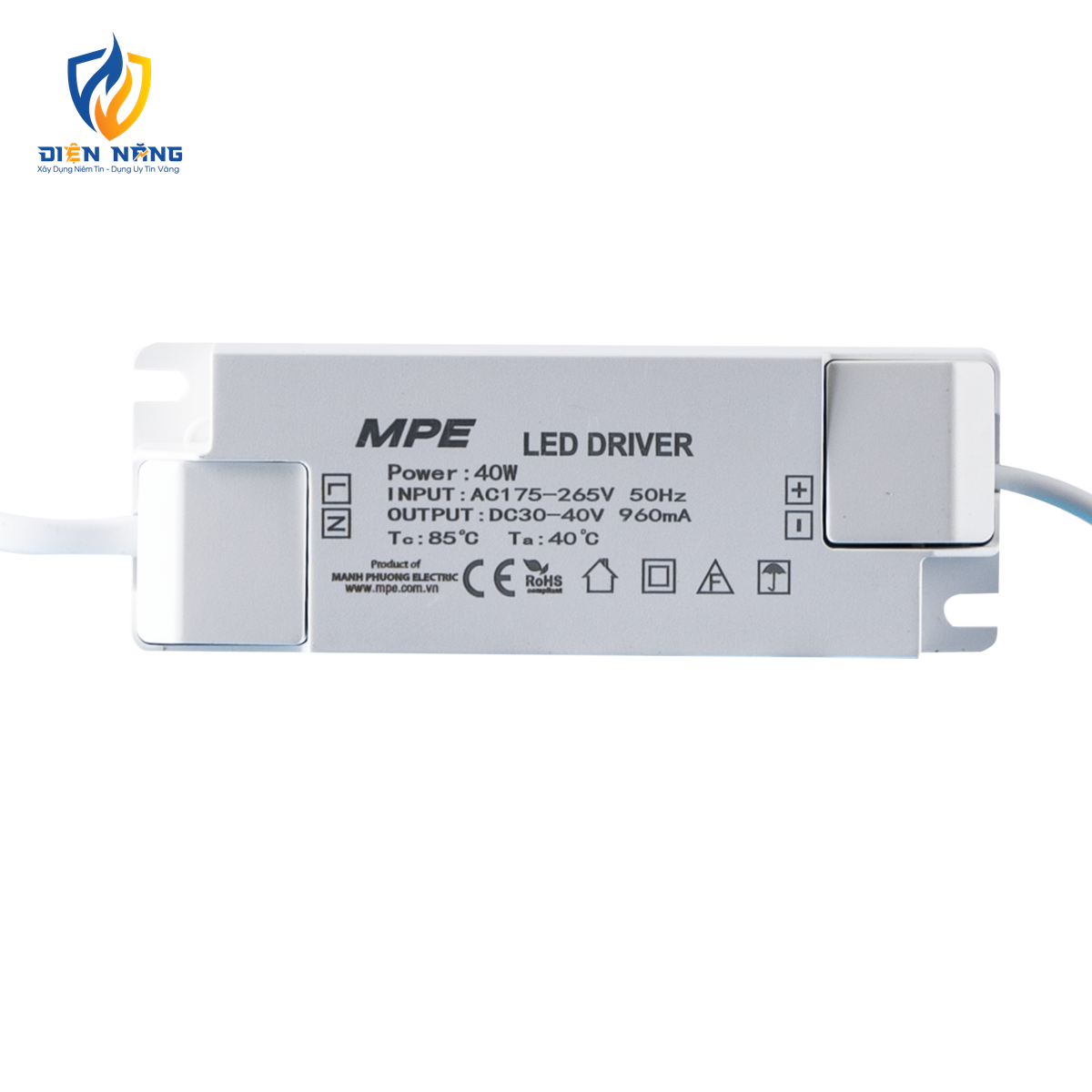 LED tấm loại lớn 60x60 - 40W ánh sáng vàng FPL-6060V - anh 2