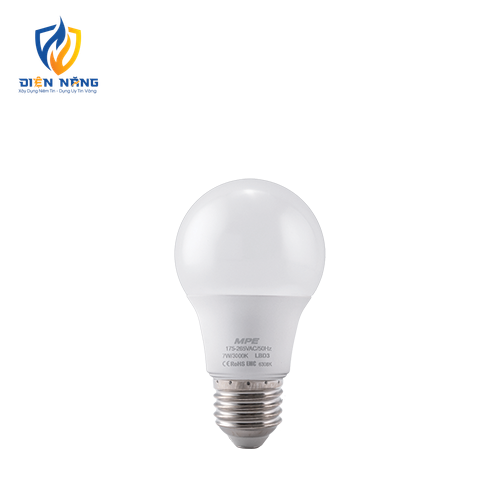 LED Bulb chống ẩm 7W ánh sáng vàng LBD3-7V