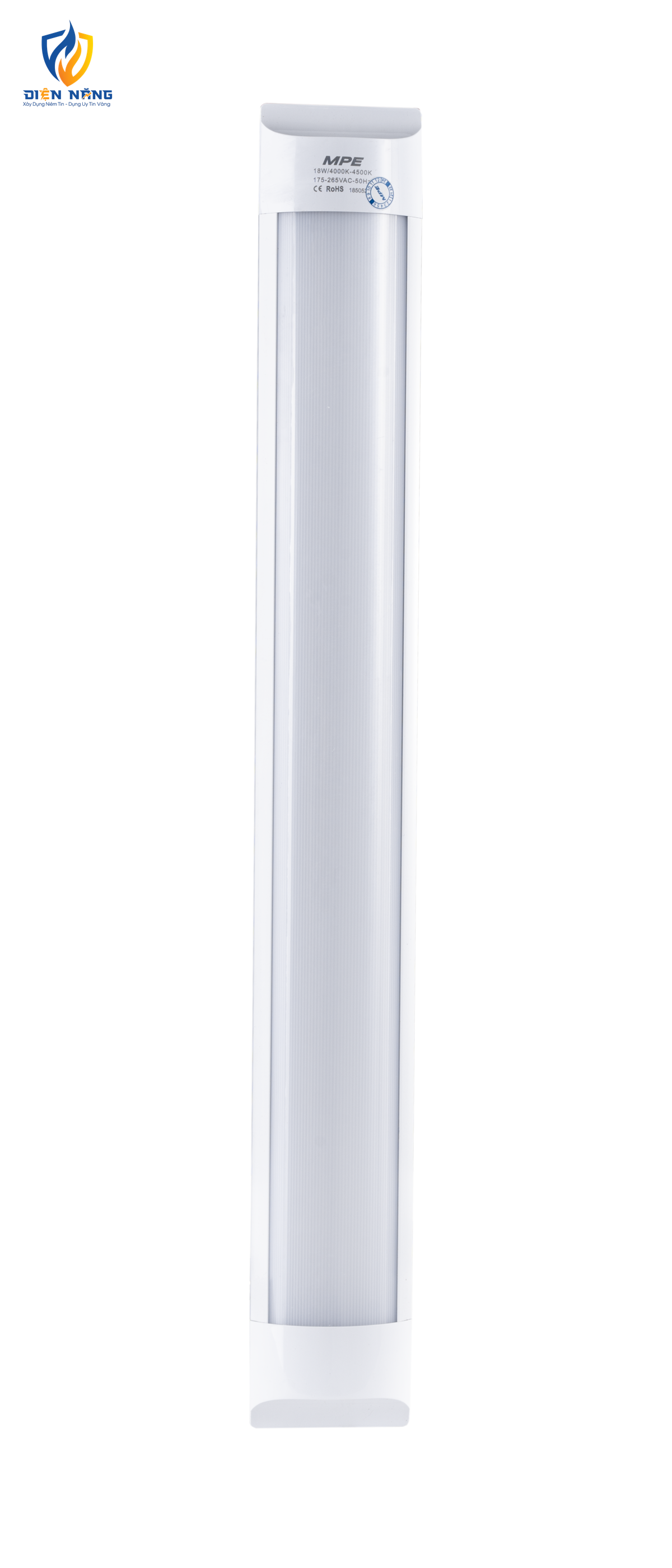 LED Bán Nguyệt thân đèn nhựa 18W ánh sáng trung tính BN-18N - anh 2