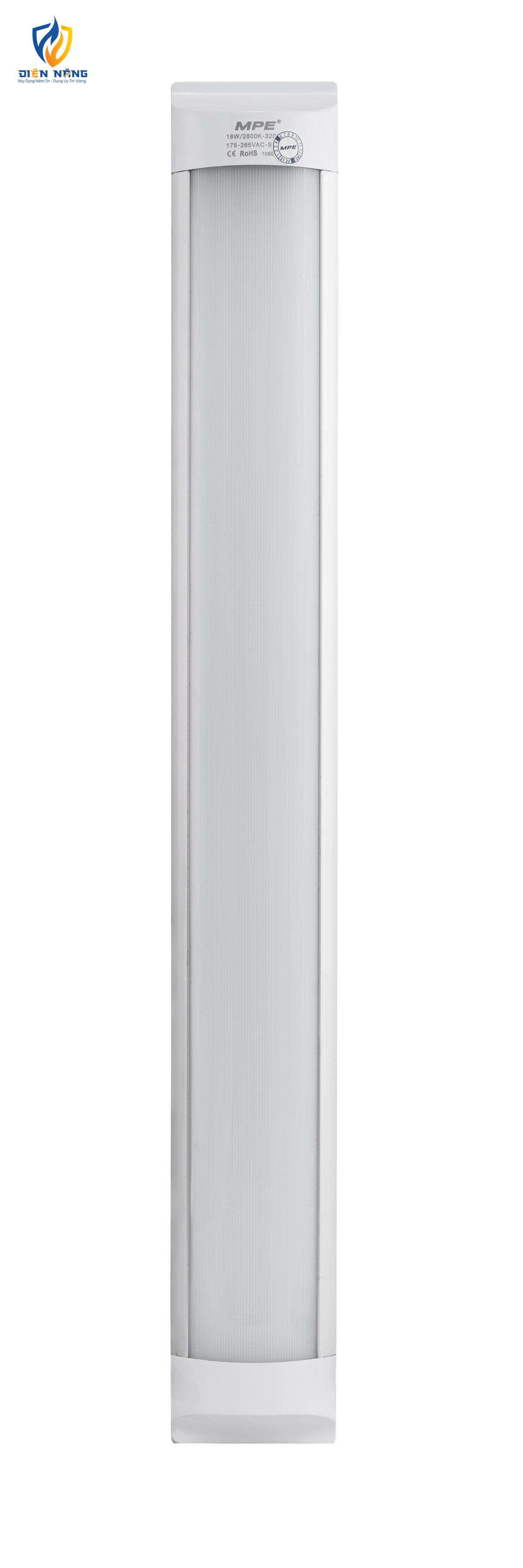 LED Bán Nguyệt thân đèn nhựa 18W ánh sáng vàng BN-18V - anh 3
