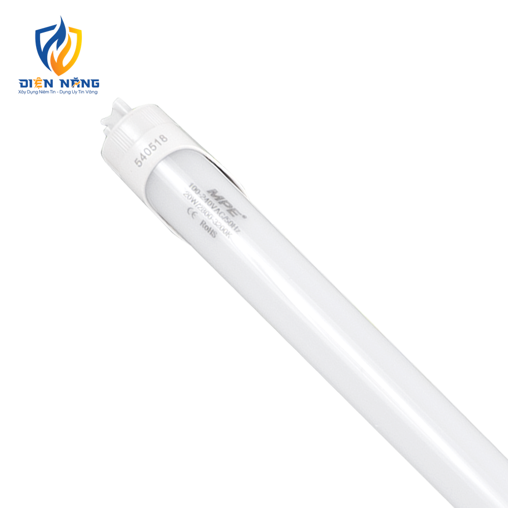 LED tube nhôm 1.2m 20W ánh sáng vàng LT8-120V