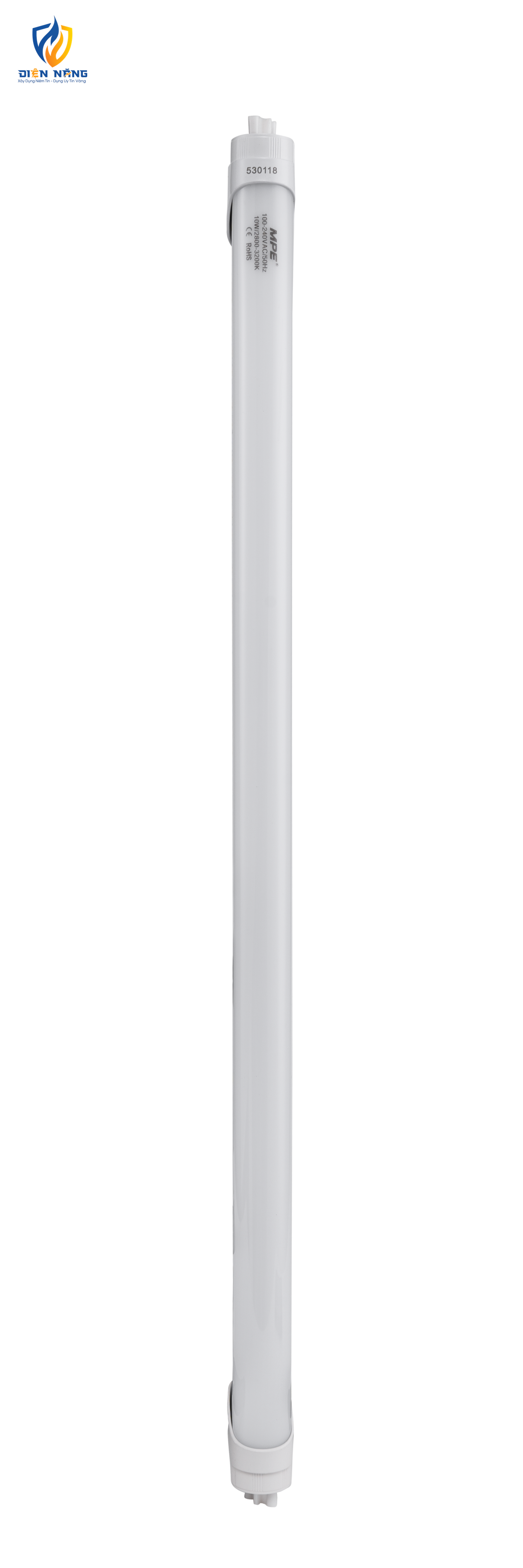 LED tube nhôm 0.6m 10W ánh sáng vàng LT8-60V - anh 2