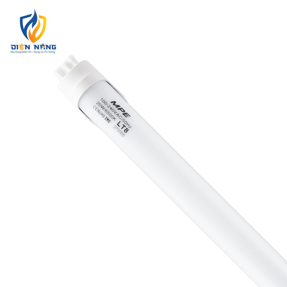 LED tube nhôm 1.2m 20W ánh sáng trắng LT8-120T
