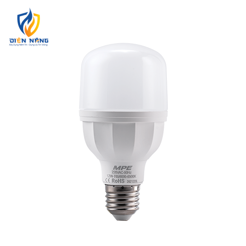 LED Bulb thân nhựa 12W ánh sáng trắng LBD2-12T
