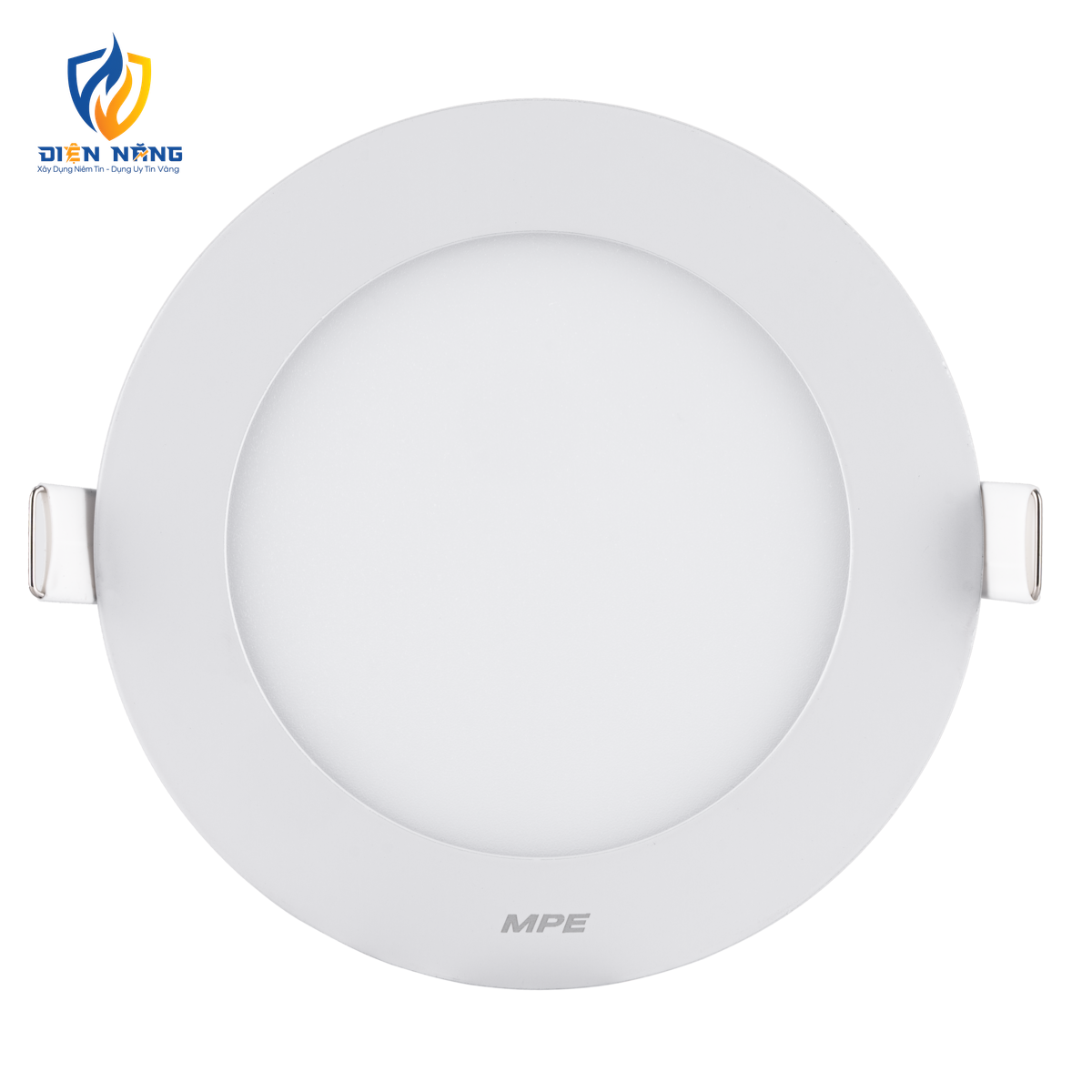 LED Panel âm trần nhôm mặt tròn 9W ánh sáng vàng RPL-9V