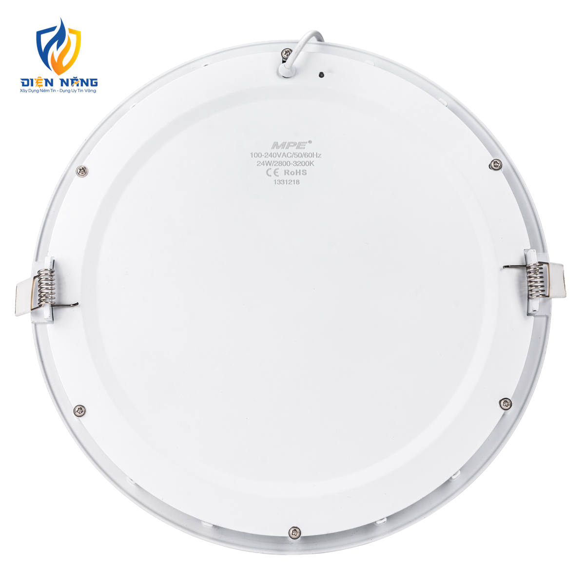 LED Panel âm trần nhôm mặt tròn 24W ánh sáng vàng RPL-24V - anh 3