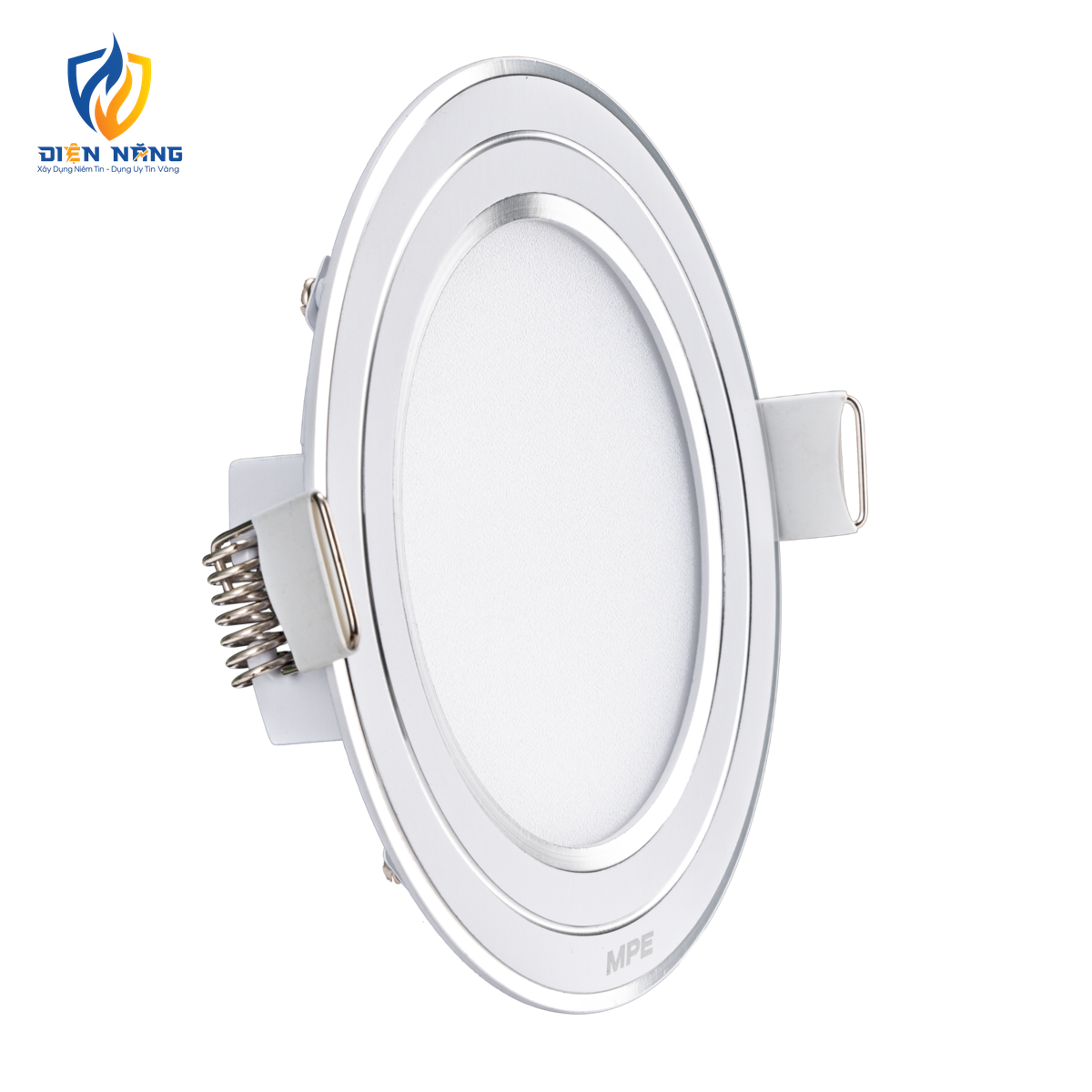 LED Panel âm trần nhôm viền bạc mặt tròn 9W phi nhỏ ánh sáng trắng RPL-9ST/S - anh 2