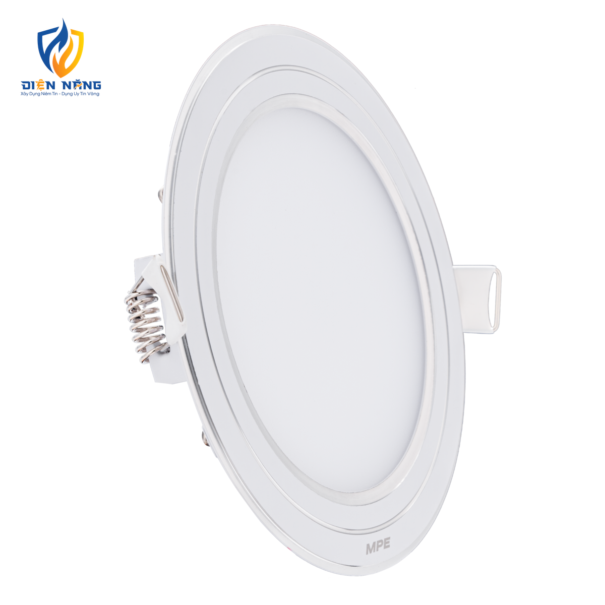 LED Panel âm trần nhôm viền bạc mặt tròn 9W - 3 chế độ màu RPL-9/3C/S - anh 3