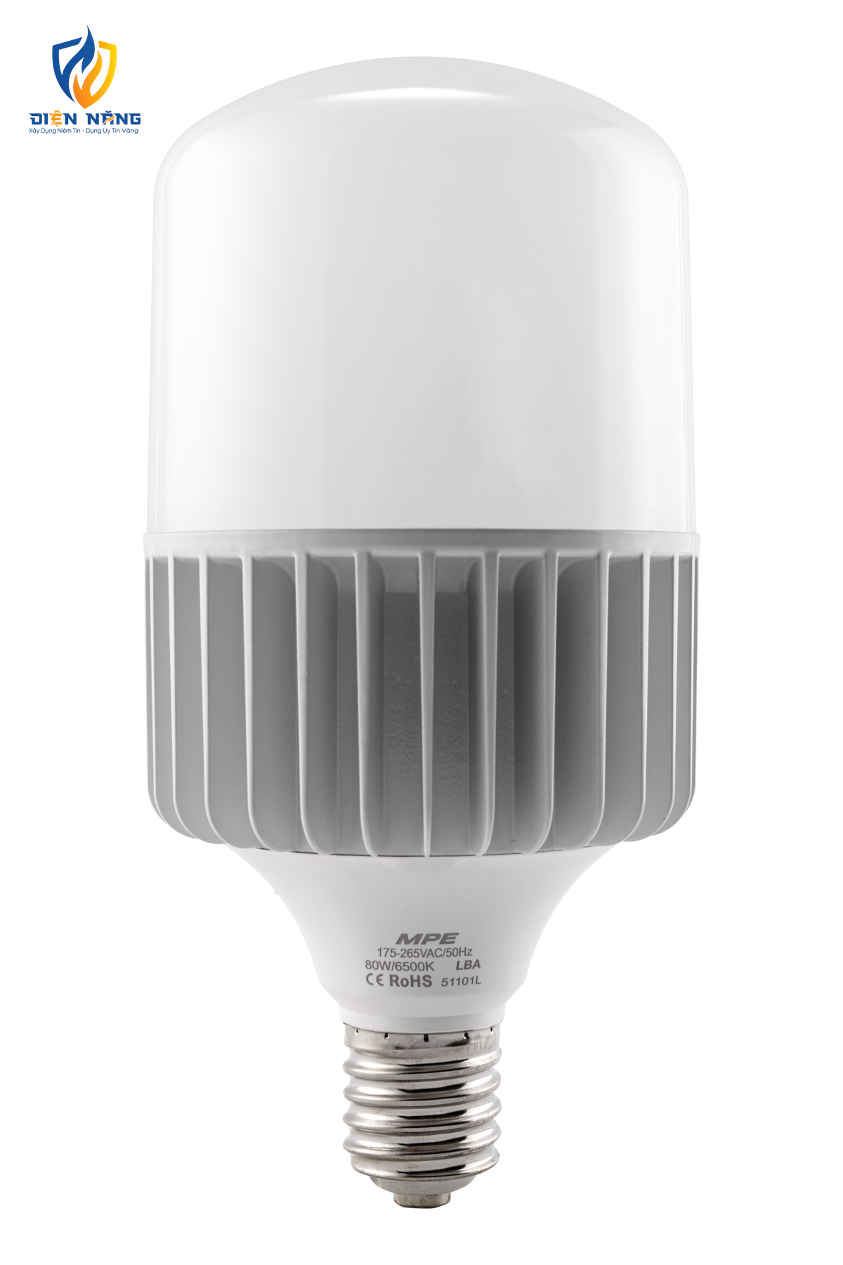 LED Bulb thân nhôm 80W ánh sáng trắng LBA-80T