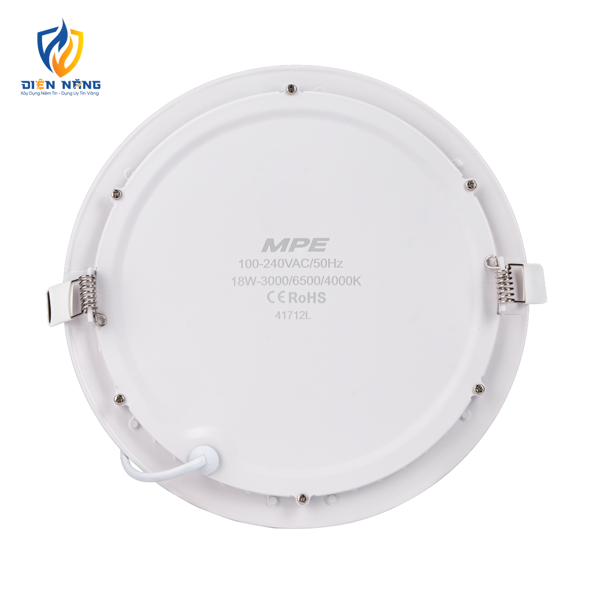 LED Panel âm trần nhôm mặt tròn 18W - 3 chế độ màu RPL-18/3C - anh 2