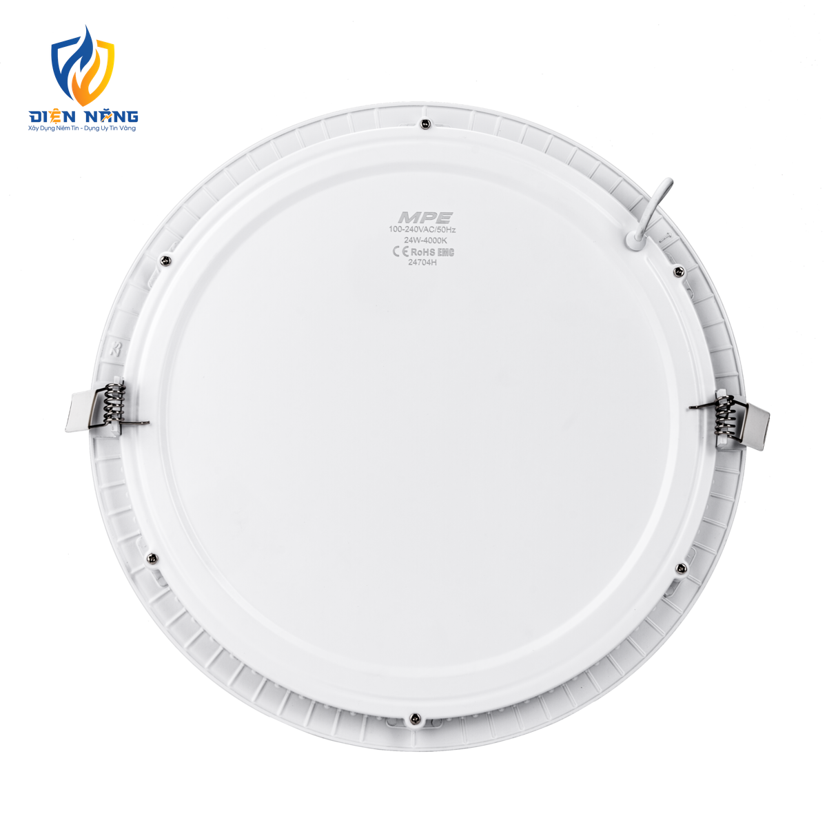 LED Panel âm trần nhôm mặt tròn 24W ánh sáng trung tính RPL-24N - anh 3