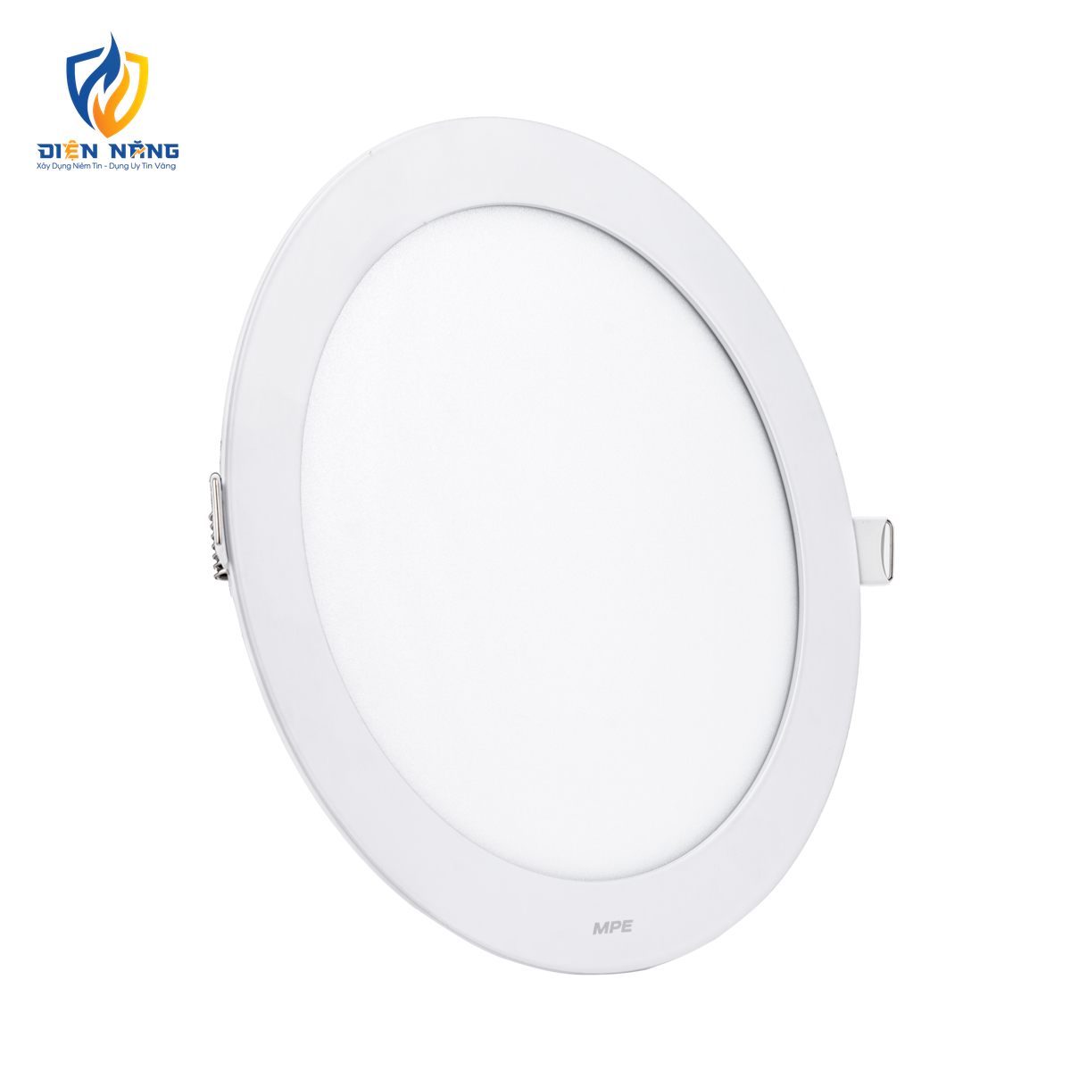 LED Panel âm trần nhôm mặt tròn 18W ánh sáng vàng RPL-18V - anh 3