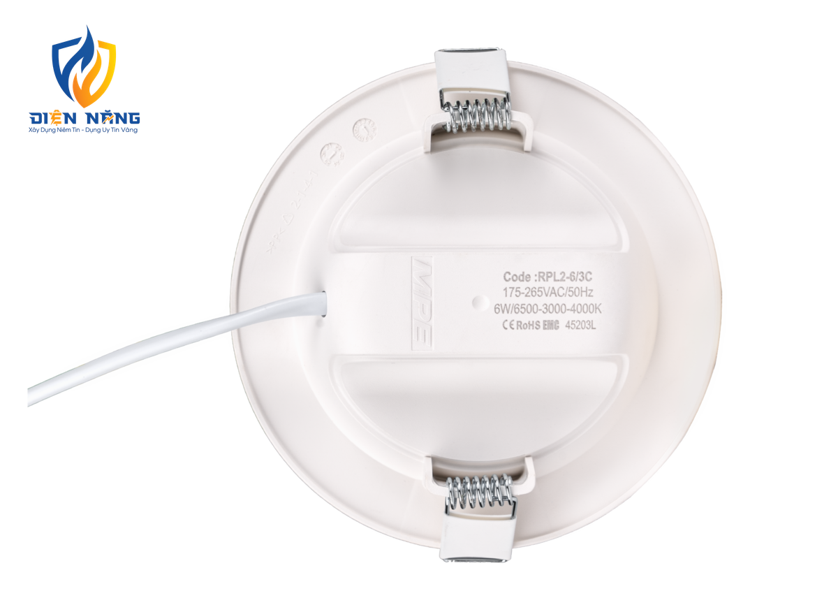 LED Panel âm trần nhựa mặt tròn 6W - 3 chế độ màu RPL2-6/3C - anh 2