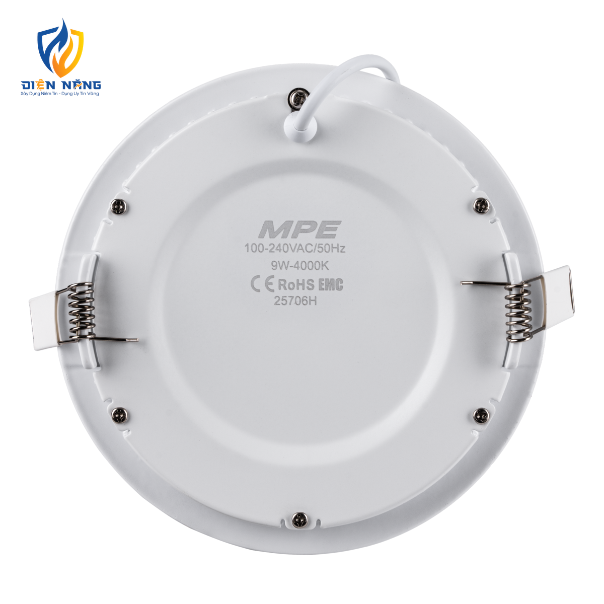 LED Panel âm trần nhôm mặt tròn 9W ánh sáng trung tính RPL-9N - anh 3