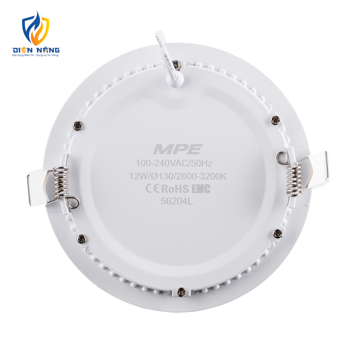 LED Panel âm trần nhôm mặt tròn 12W phi nhỏ ánh sáng vàng RPL-12SV - anh 3