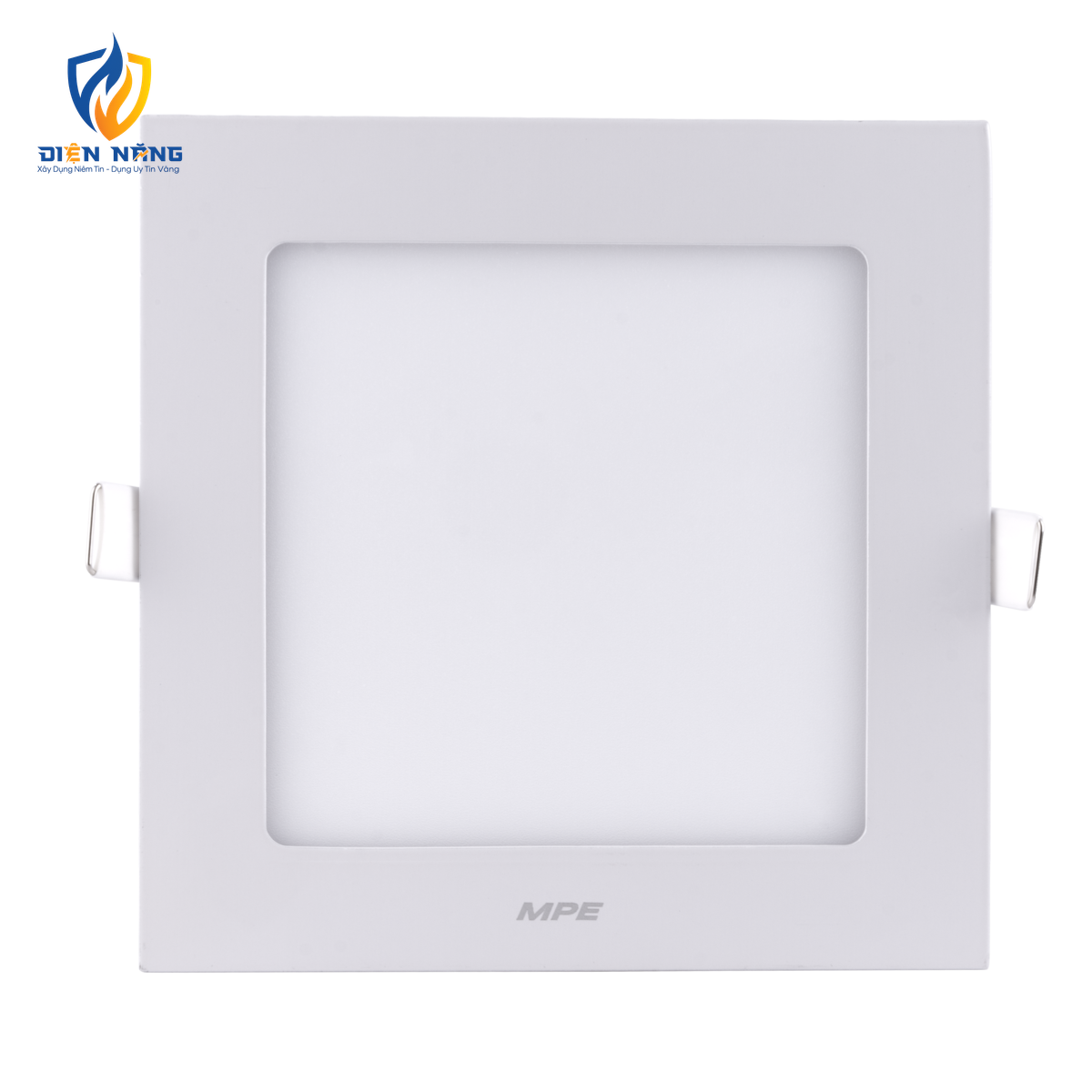 LED Panel âm trần nhôm, mặt vuông, điều chỉnh độ sáng 9W ánh sáng vàng SPL-9V/DIM