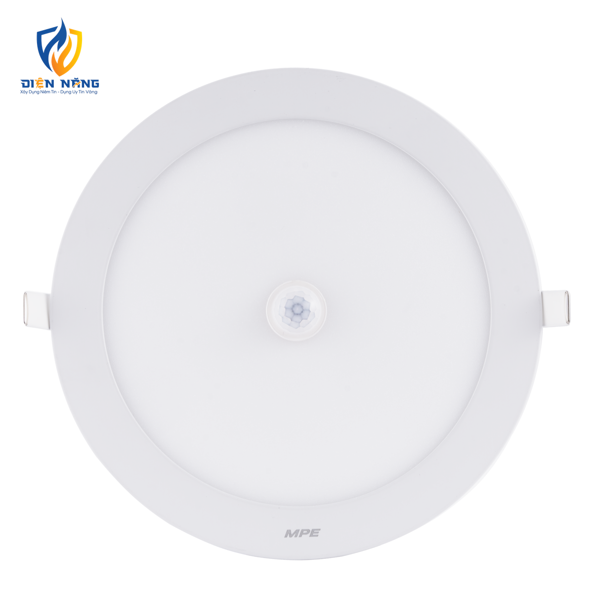 LED Panel âm trần nhôm, mặt tròn, cảm biến chuyển động 18W ánh sáng trắng RPL-18T/MS