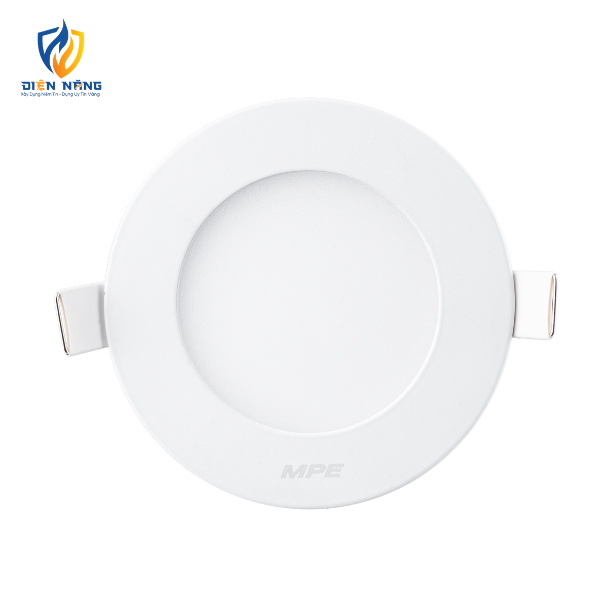 LED Panel âm trần nhôm, mặt tròn, điều chỉnh độ sáng 6W ánh sáng trung tính RPL-6N/DIM
