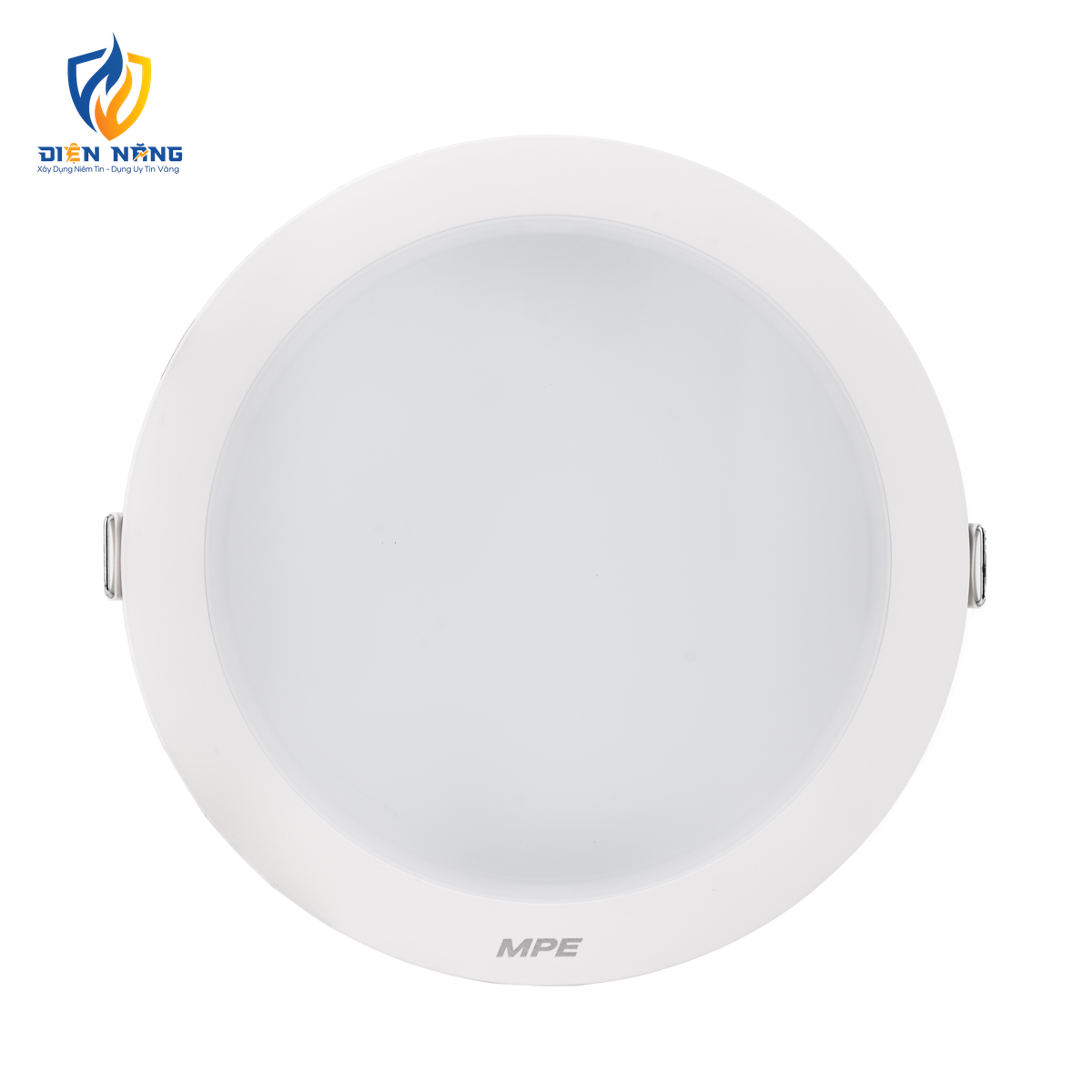 LED Panel âm trần nhựa mặt tròn 12W ánh sáng vàng RPL2-12V
