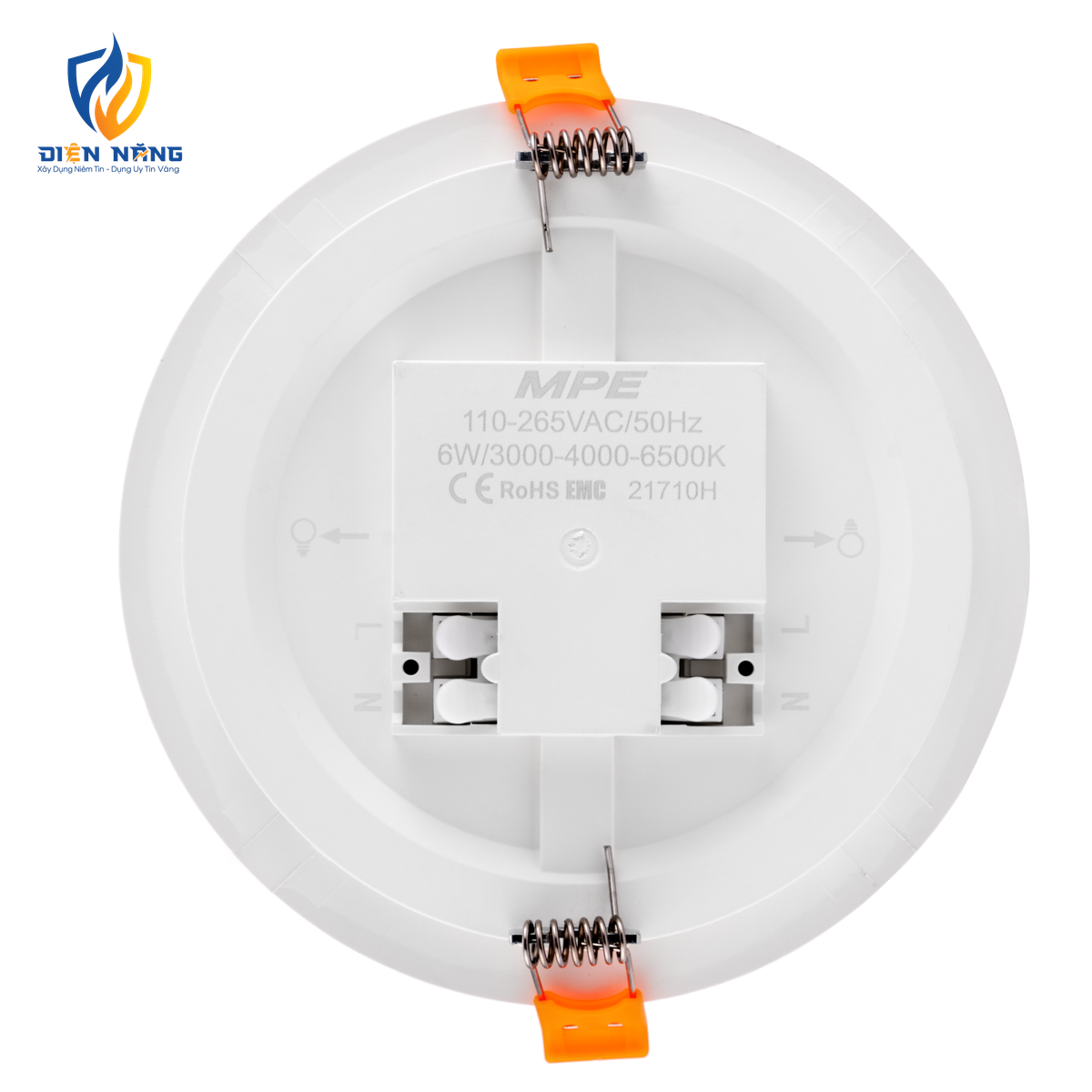 LED Panel âm trần nhựa mặt tròn 6W - 3 chế độ màu RPE-6/3C - anh 2