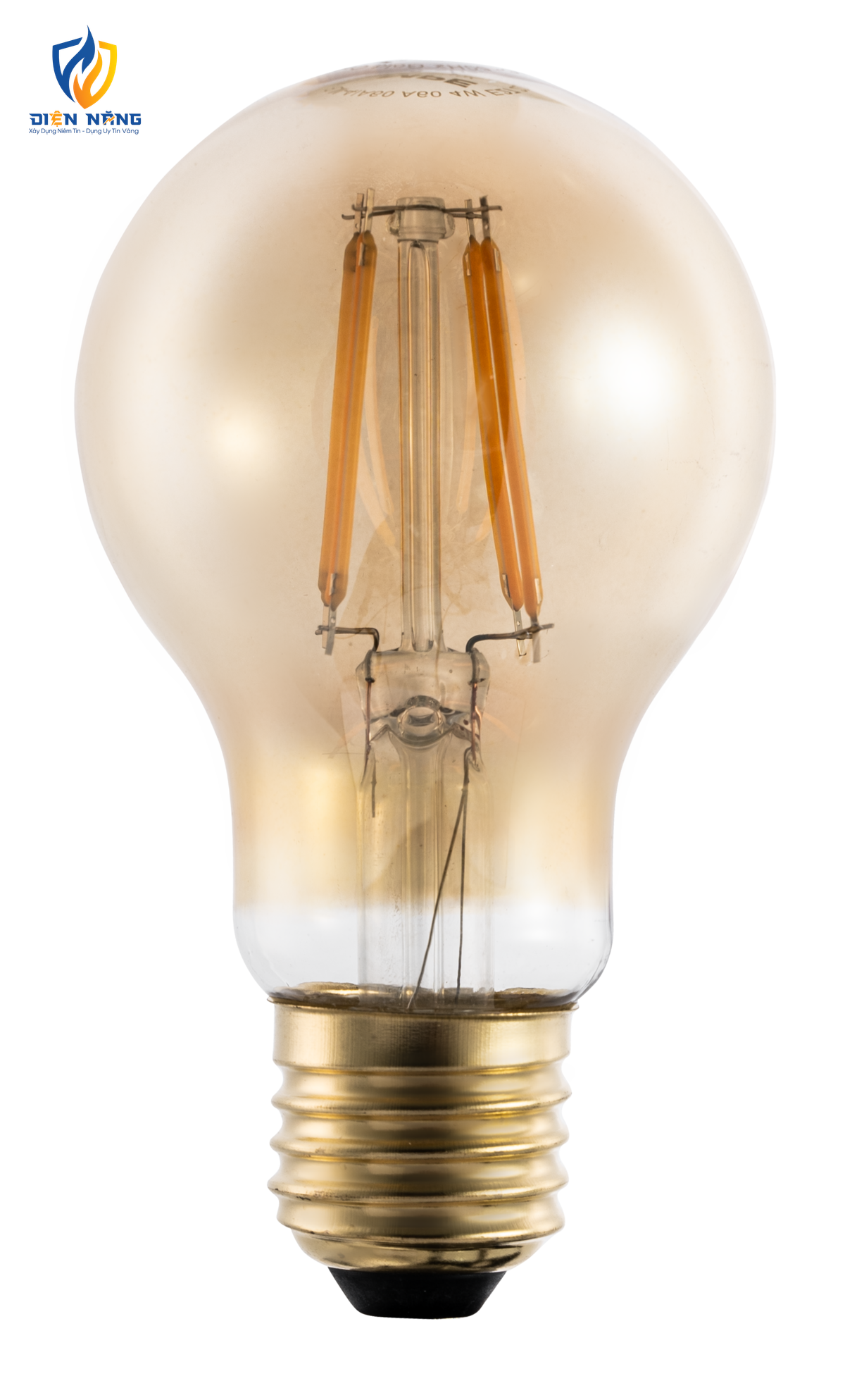 LED Bulb Filament 4W ánh sáng vàng FLM-4/A60