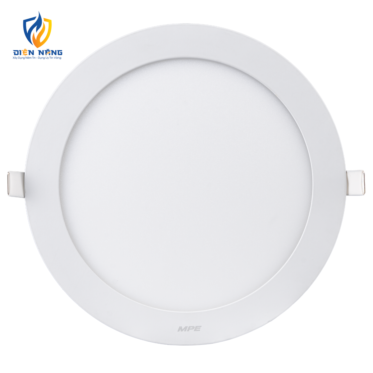 LED Panel âm trần nhôm, mặt tròn, điều chỉnh độ sáng 18W ánh sáng vàng RPL-18V/DIM