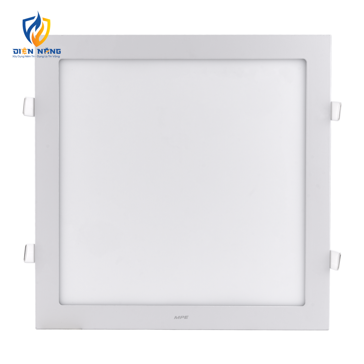 LED Panel âm trần nhôm, mặt vuông, điều chỉnh độ sáng 24W ánh sáng vàng SPL-24V/DIM