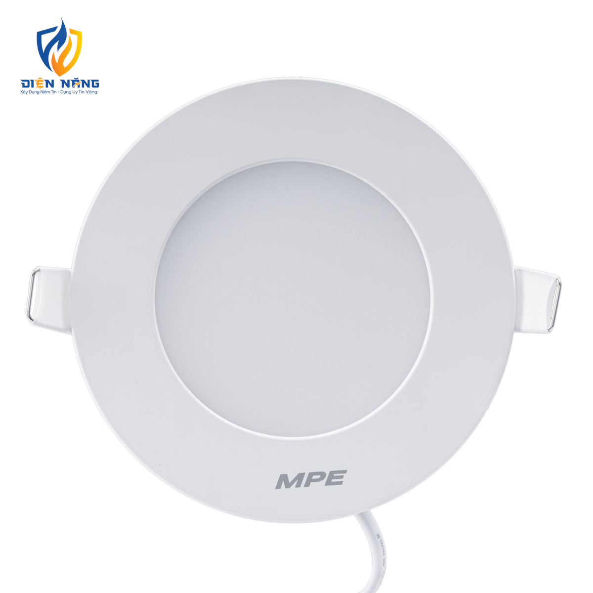 LED Panel âm trần nhựa mặt tròn 7W ánh sáng vàng RPL3-7V - anh 2