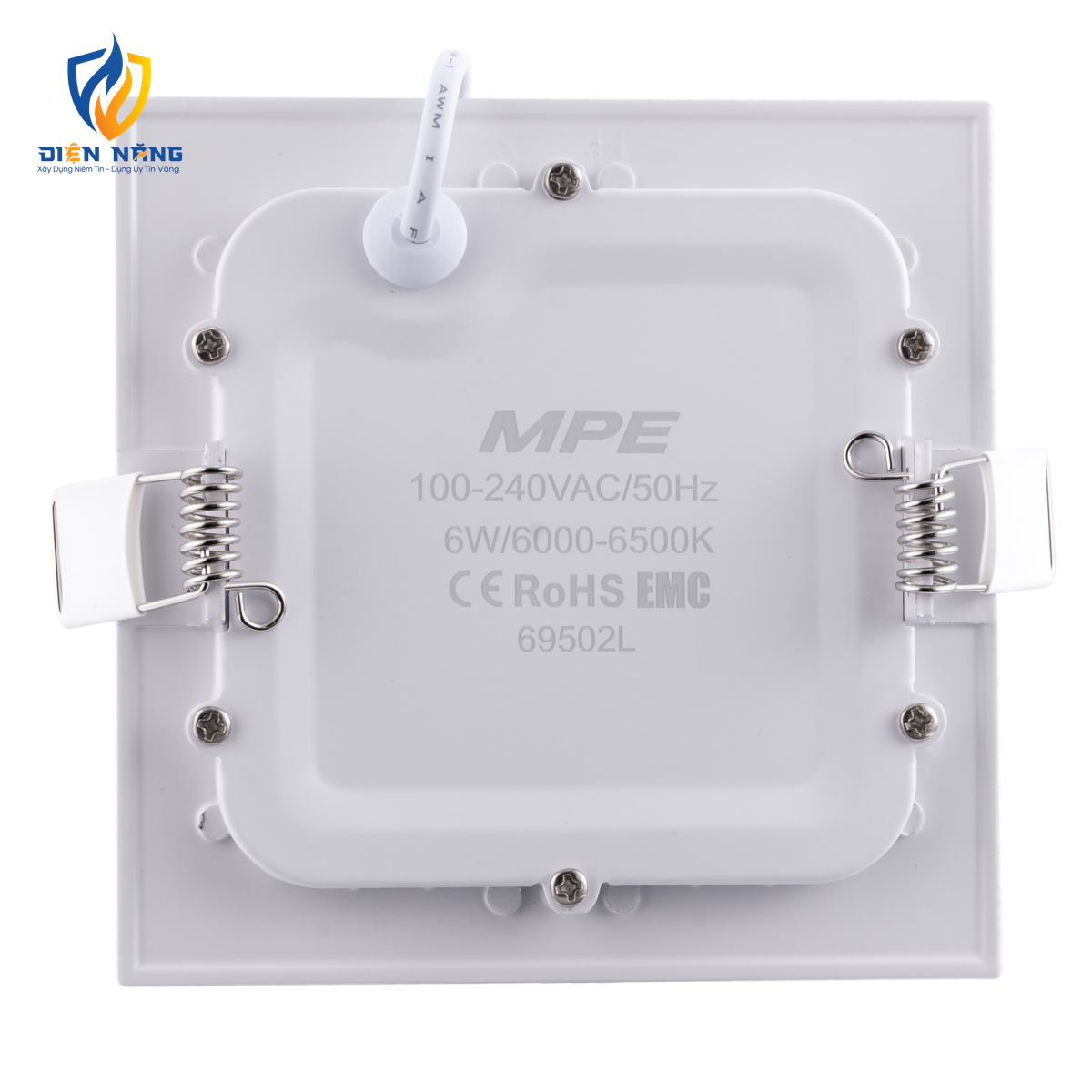 LED Panel âm trần nhôm mặt vuông 6W ánh sáng trắng SPL-6T - anh 3