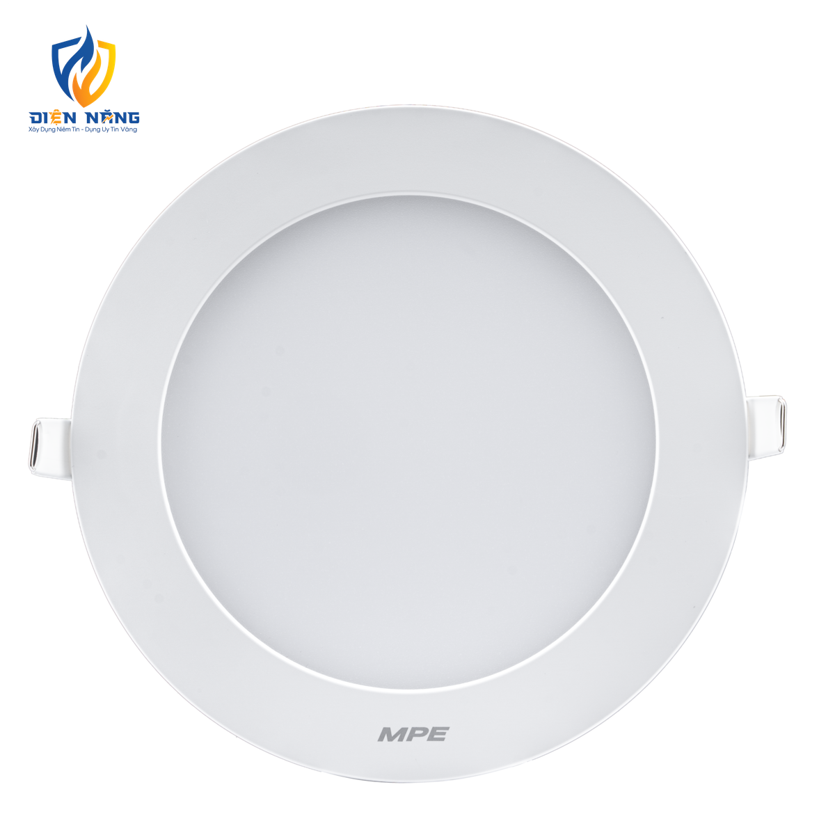LED Panel âm trần nhựa mặt tròn 12W ánh sáng vàng RPL3-12V