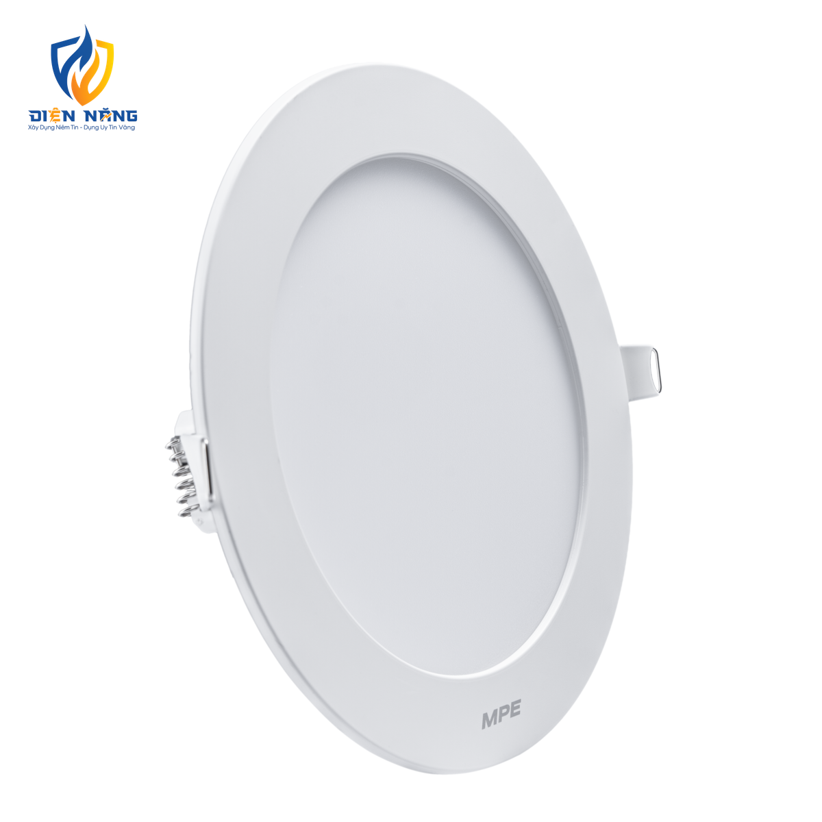 LED Panel âm trần nhựa mặt tròn 12W ánh sáng vàng RPL3-12V - anh 2