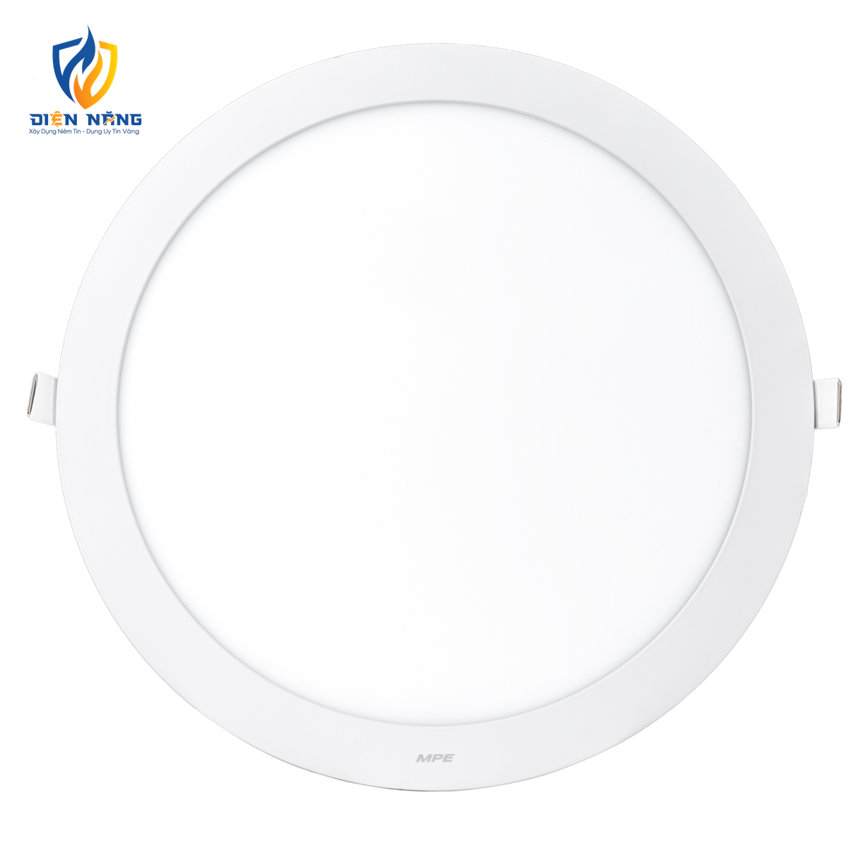 LED Panel âm trần nhôm mặt tròn 24W ánh sáng trắng RPL-24T