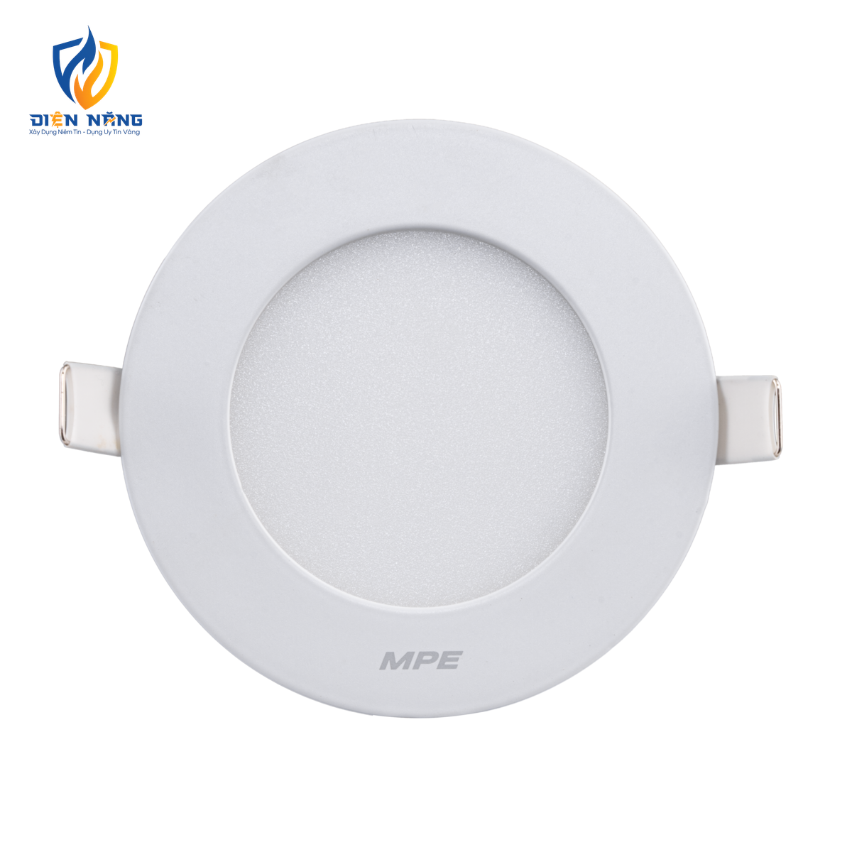 LED Panel âm trần nhôm, mặt tròn, điều chỉnh độ sáng 6W ánh sáng vàng RPL-6V/DIM