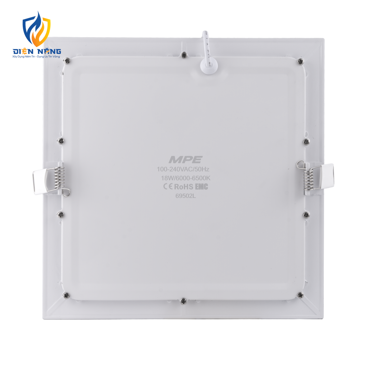 LED Panel âm trần nhôm mặt vuông 18W ánh sáng trắng SPL-18T - anh 2