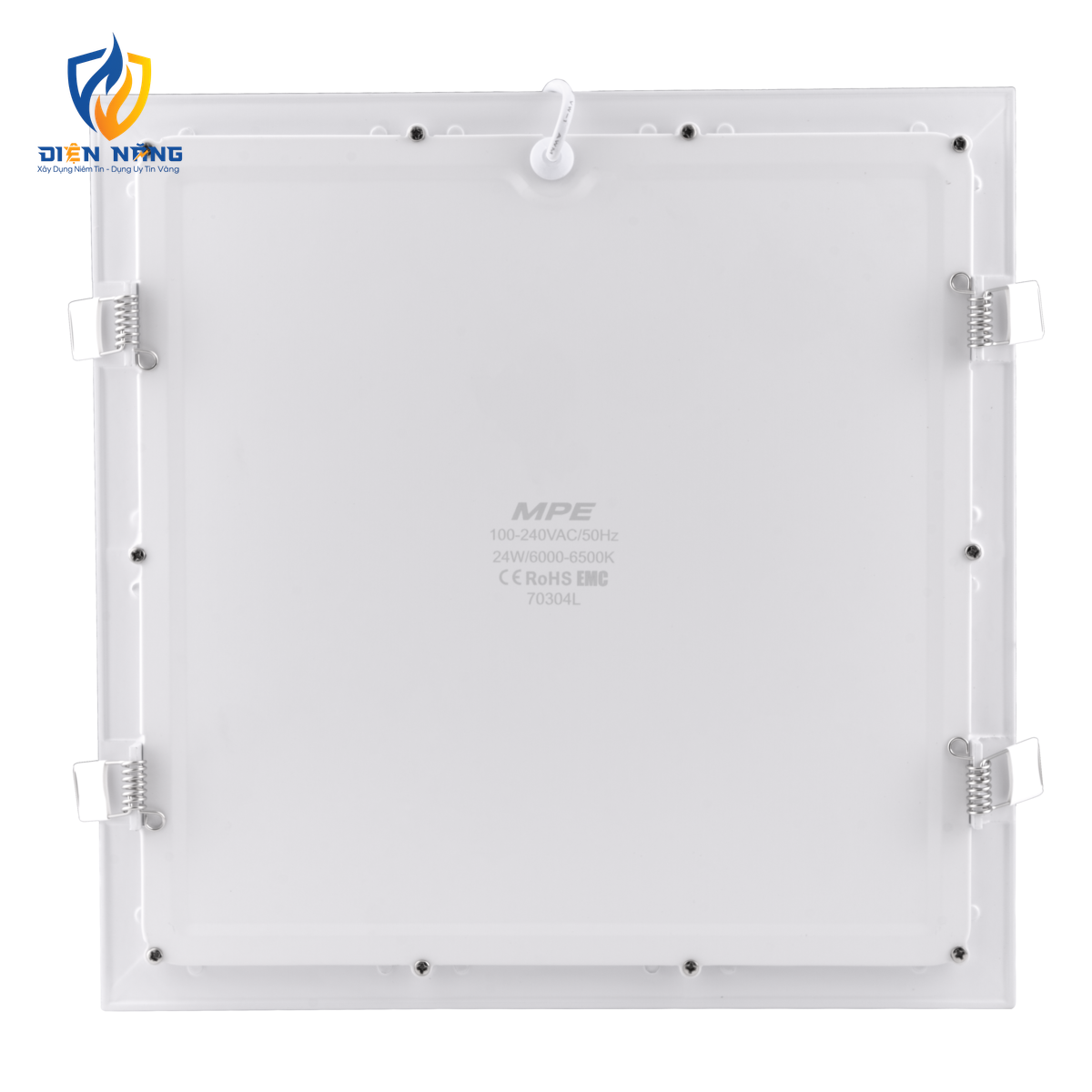 LED Panel âm trần nhôm mặt vuông 24W ánh sáng trắng SPL-24T - anh 2