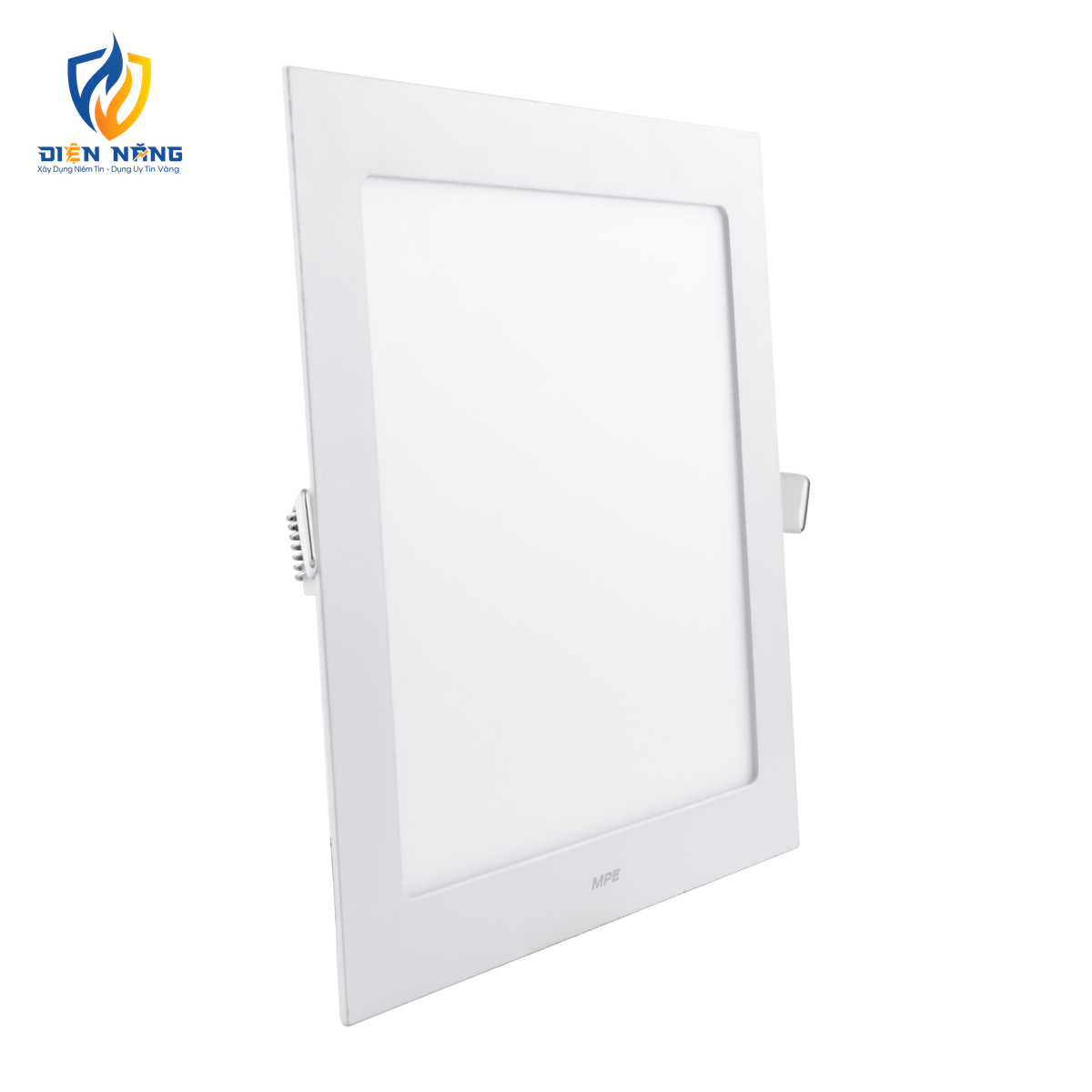 LED Panel âm trần nhôm mặt vuông 18W ánh sáng vàng SPL-18V - anh 2