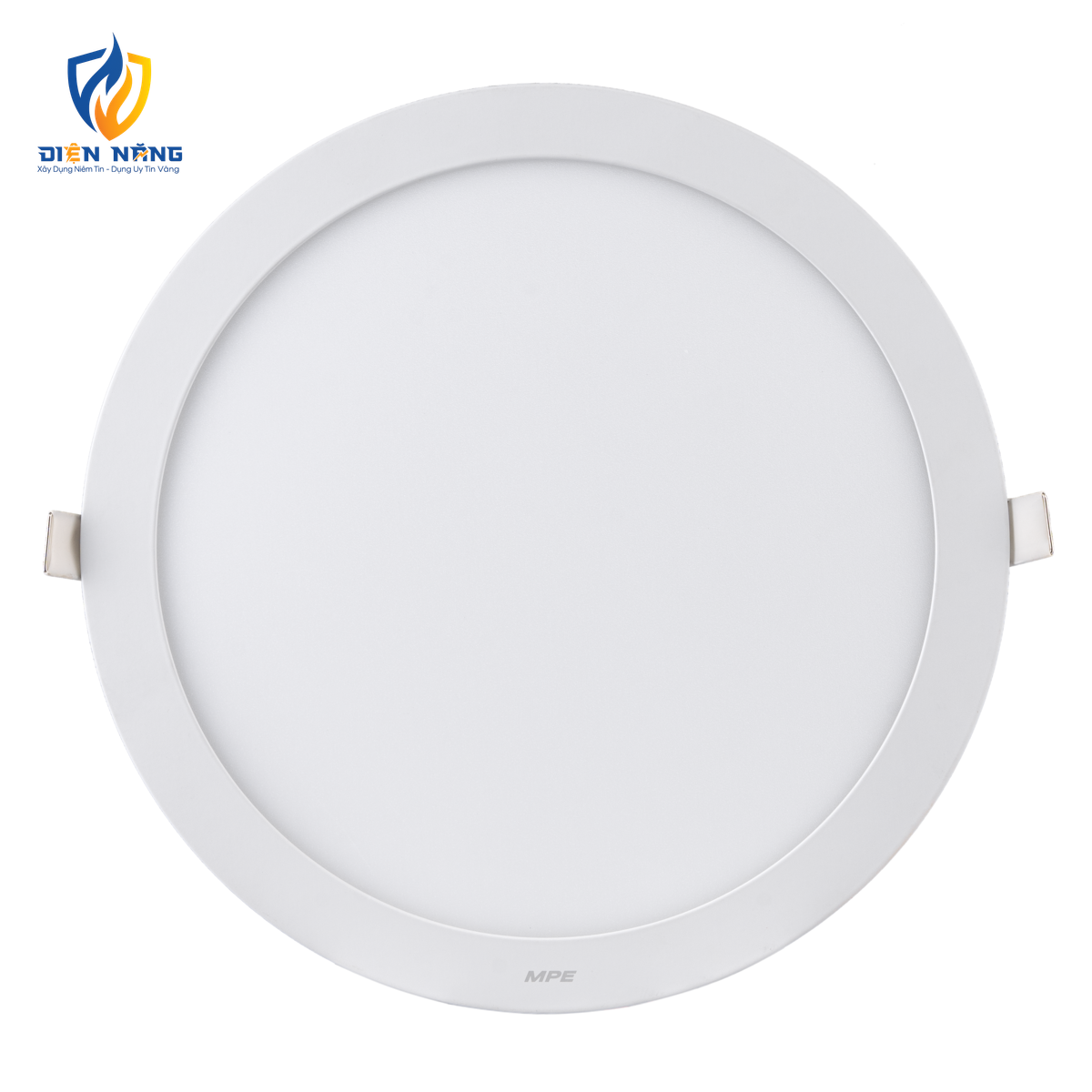 LED Panel âm trần nhôm, mặt tròn, điều chỉnh độ sáng 24W ánh sáng trắng RPL-24T/DIM