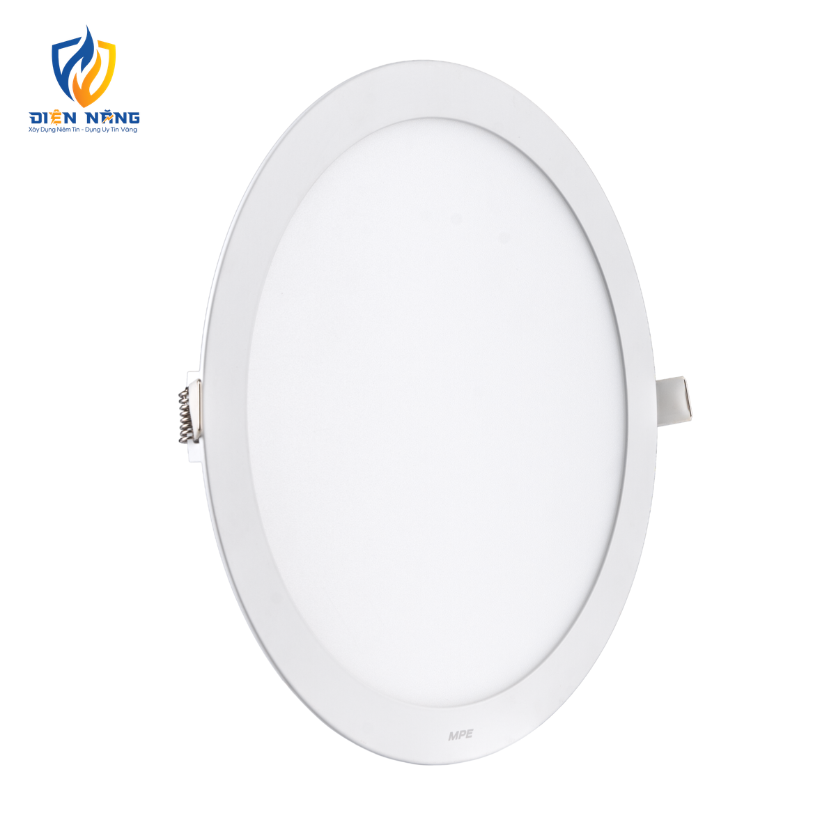LED Panel âm trần nhôm, mặt tròn, điều chỉnh độ sáng 24W ánh sáng trắng RPL-24T/DIM - anh 3