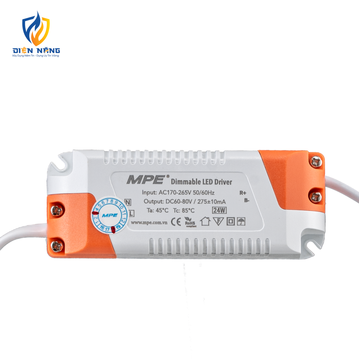 LED Panel âm trần nhôm, mặt tròn, điều chỉnh độ sáng 24W ánh sáng trắng RPL-24T/DIM - anh 4