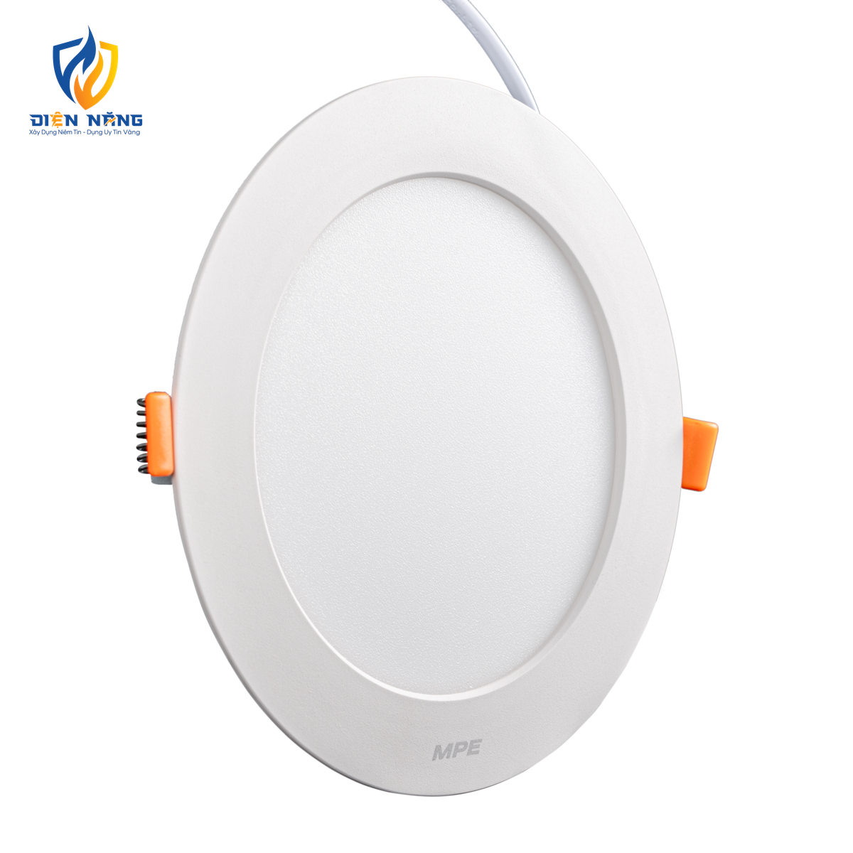 LED Panel âm trần nhựa mặt tròn 12W ánh sáng vàng RPE-12V - anh 2