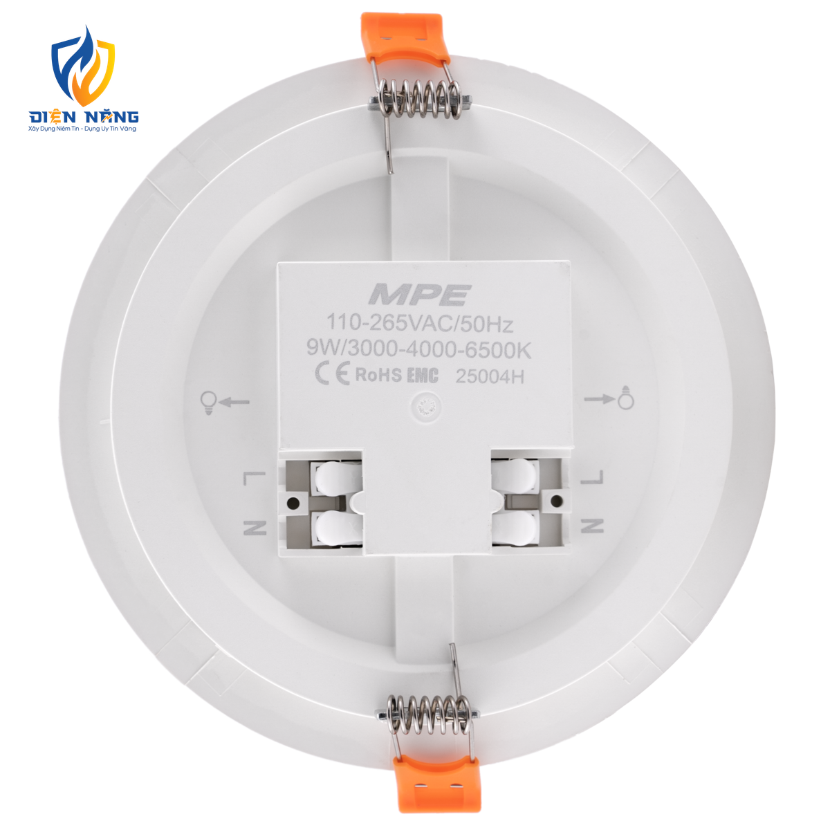 LED Panel âm trần nhựa mặt tròn 9W - 3 chế độ màu RPE-9/3C - anh 3