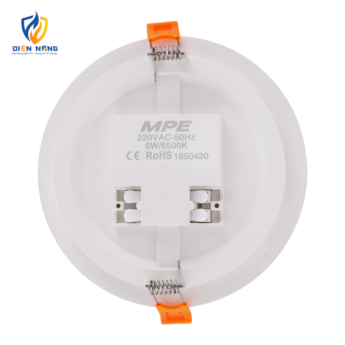 LED Panel âm trần nhựa mặt tròn 6W ánh sáng trắng RPE-6T - anh 2
