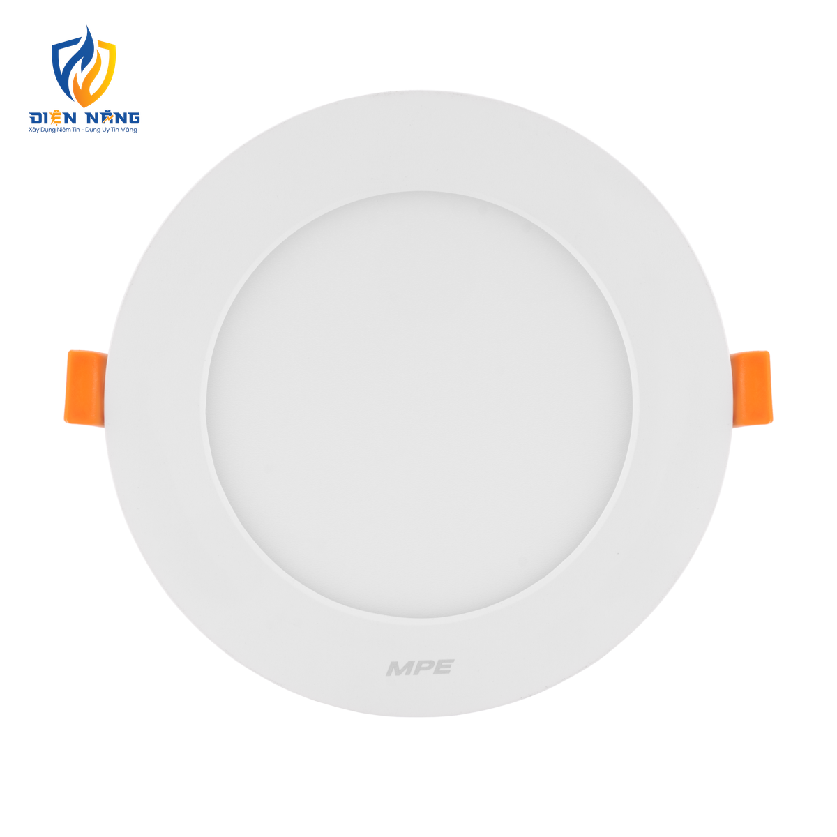 LED Panel âm trần nhựa mặt tròn 9W ánh sáng vàng RPE-9V