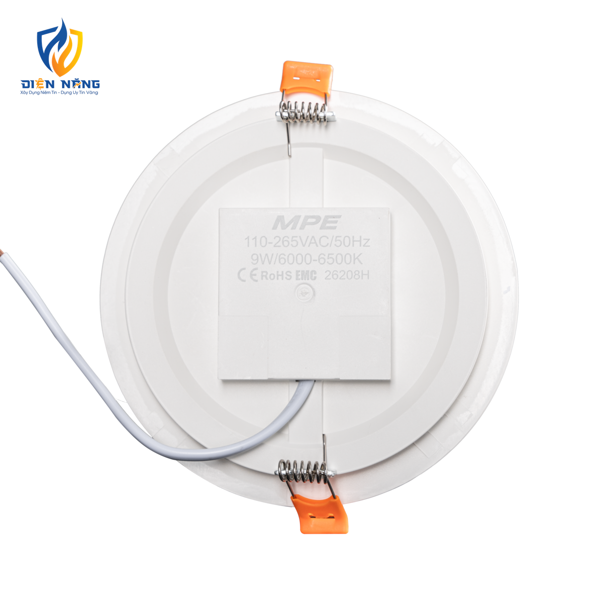 LED Panel âm trần nhựa mặt tròn 9W ánh sáng trắng RPE-9T - anh 3